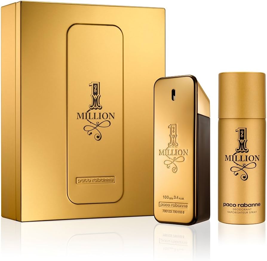 Paco Rabanne 1 Million Eau de Toilette Coffret Cadeau (100ml EDT + Déodorant Vaporisateur)