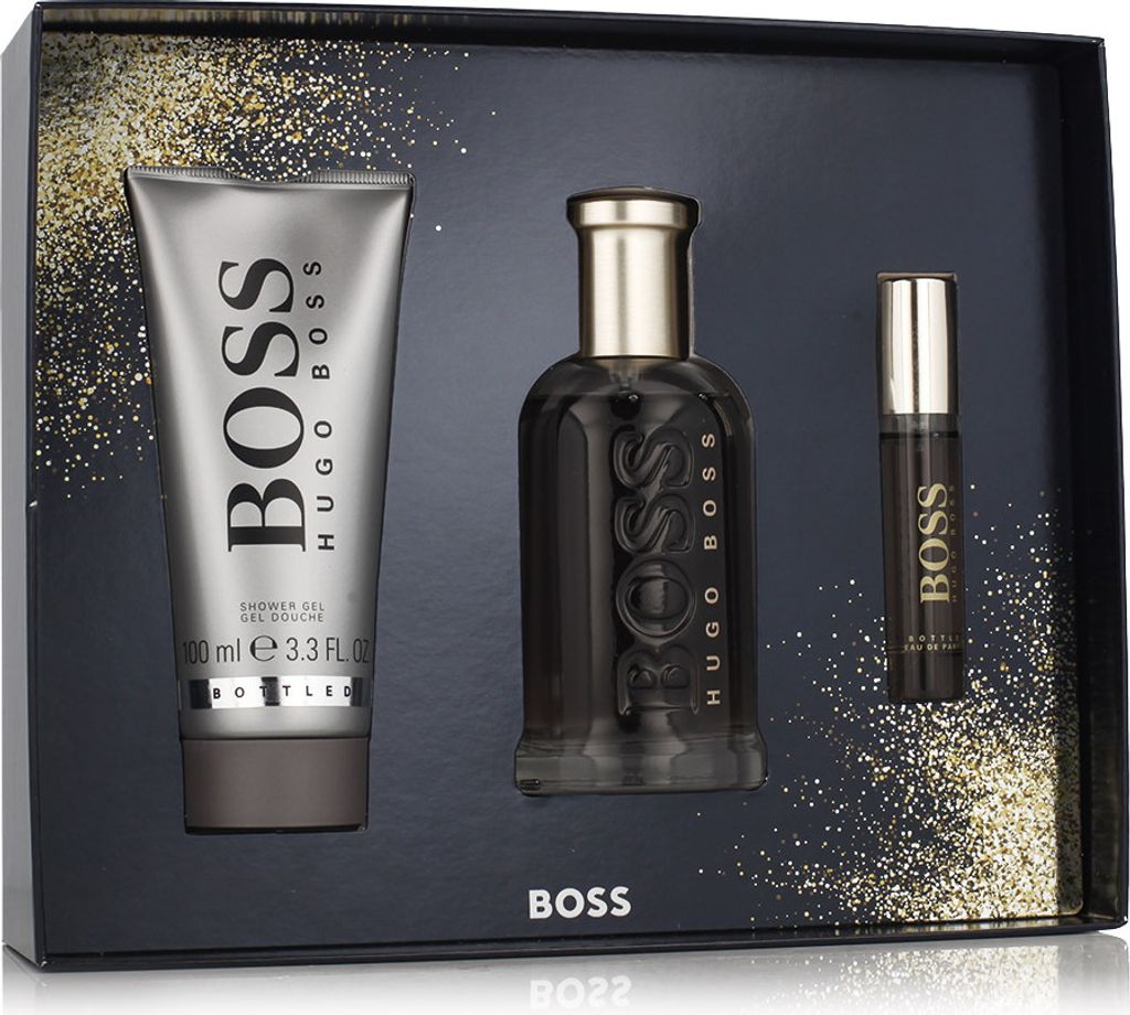 Hugo Boss Bottled Eau de Parfum Coffret Cadeau (100ml EDP + Gel Douche Vaporisateur)