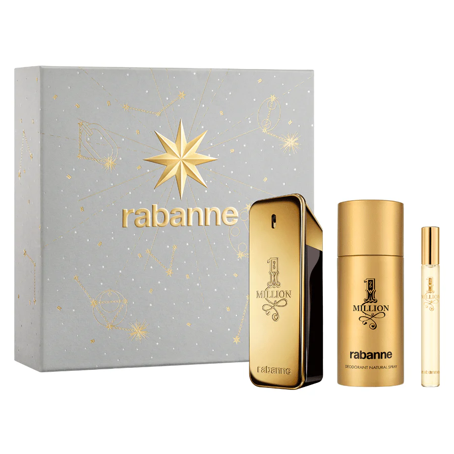 Paco Rabanne 1 Million Eau de Toilette Coffret Cadeau (100ml EDT + 10ml EDT)